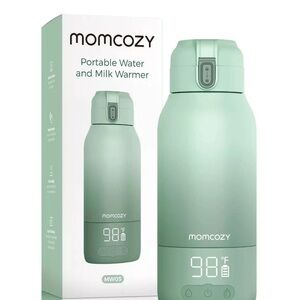 Momcozy Portable Water & Milk Warmer Bottle - Mint Green